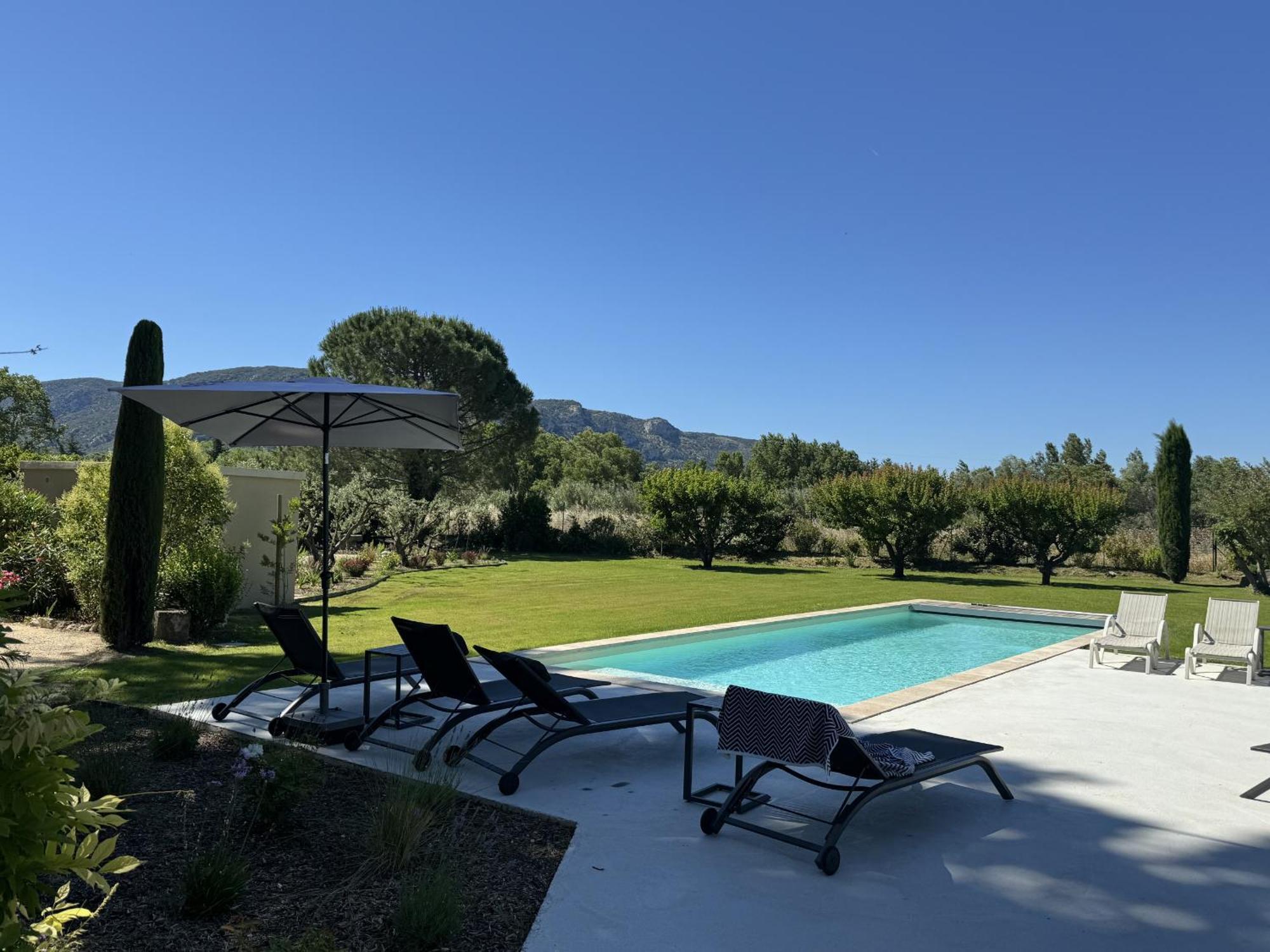 Provencal House With Heated Pool, View Of The Luberon In Robion - Accommodates 12 People. 外观 照片