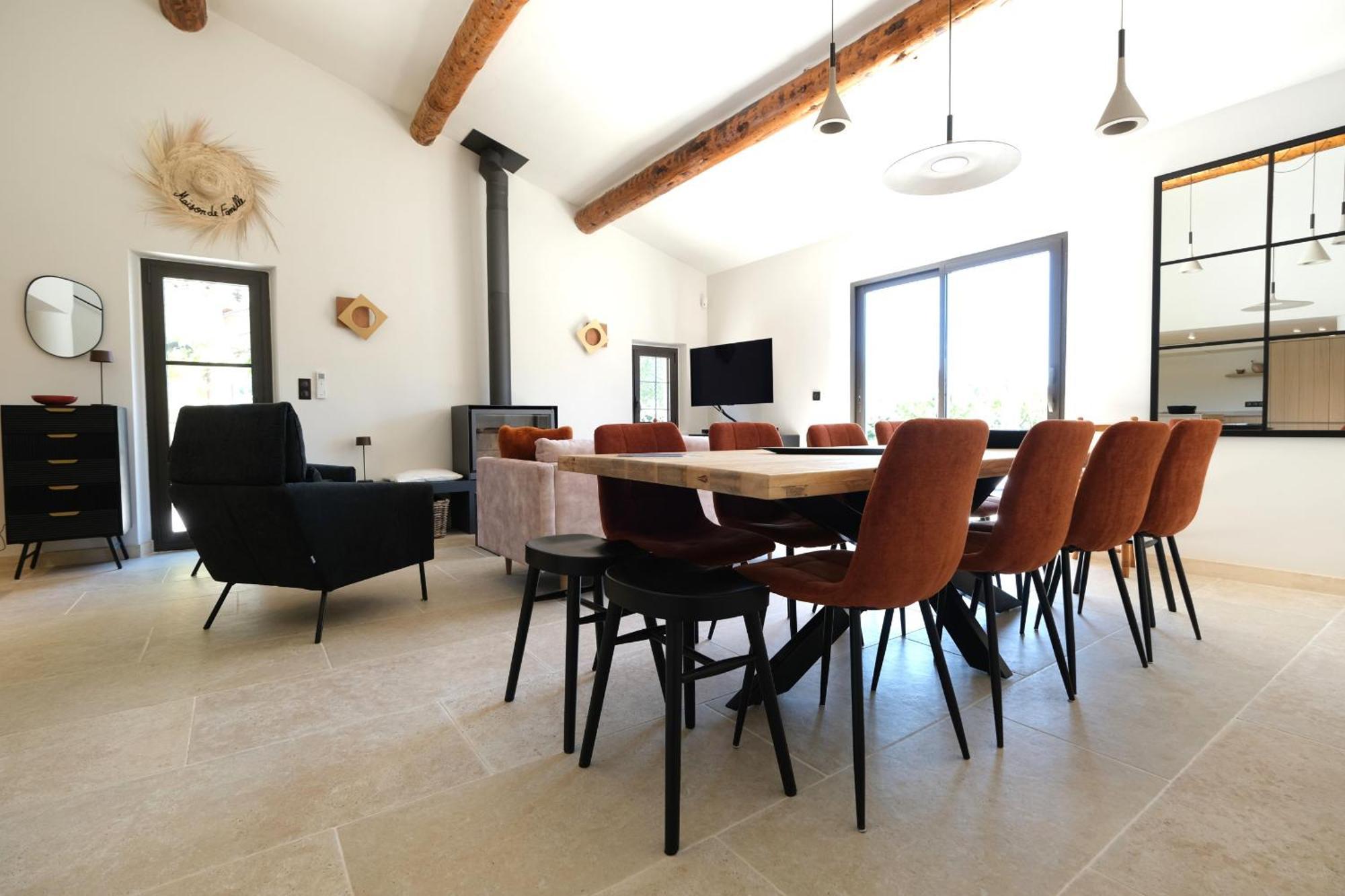 Provencal House With Heated Pool, View Of The Luberon In Robion - Accommodates 12 People. 外观 照片